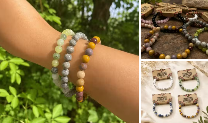 (imagem de ) Pulseiras Energéticas - Pedras Naturais